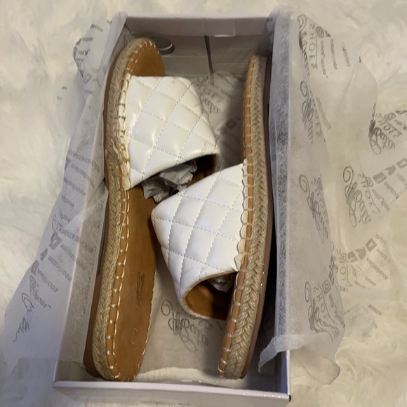 Quilted Espadrille Slide Sandals - Picture 5 of 6